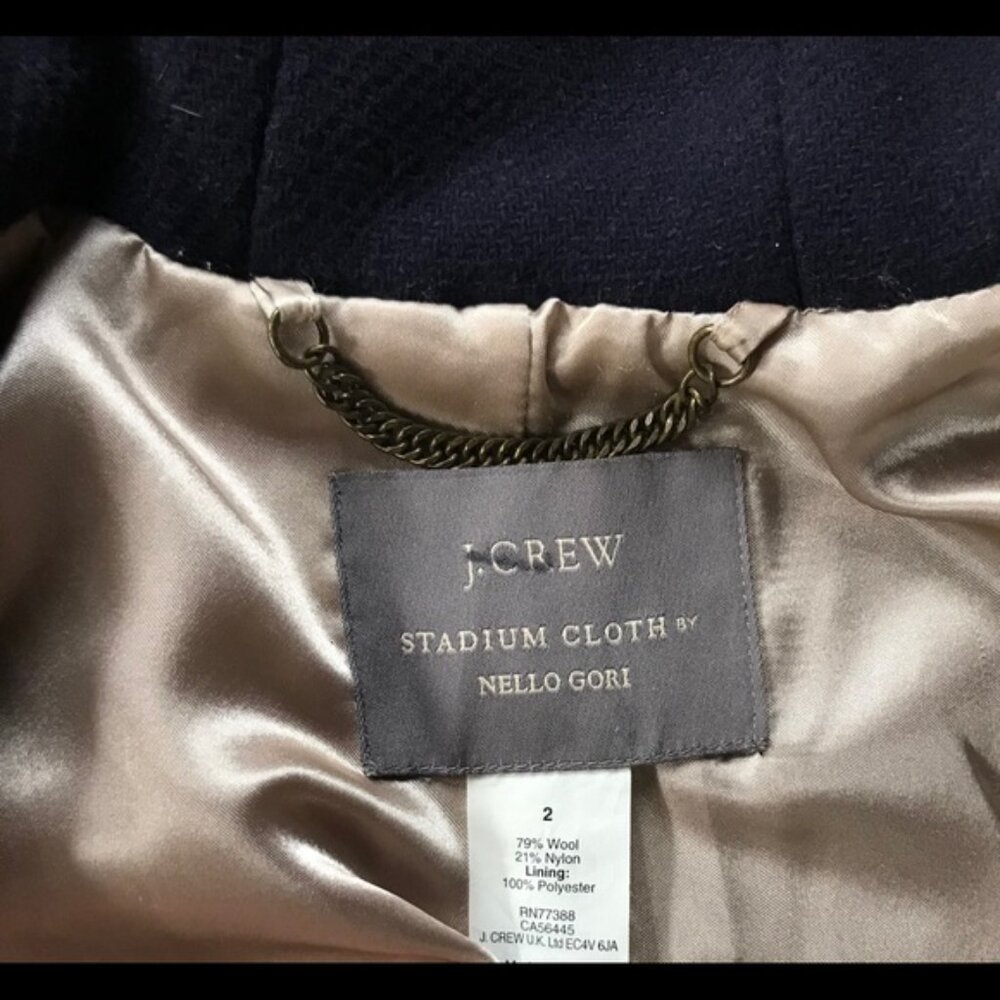 J. Crew Stadium Cloth Duffle Coat - Picture 4 of 5